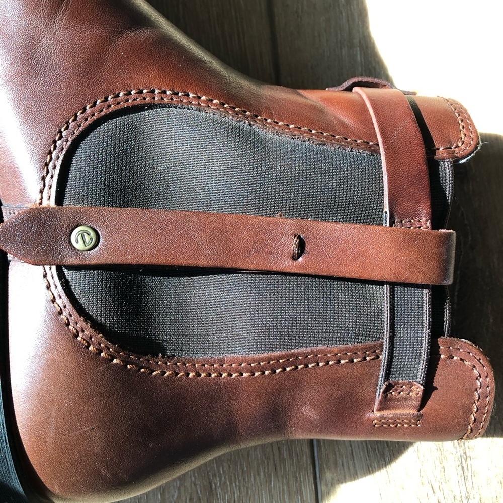 Ecco Women's Brown Leather Ankle Boots Eu 40 Us 9. - Picture 6 of 11